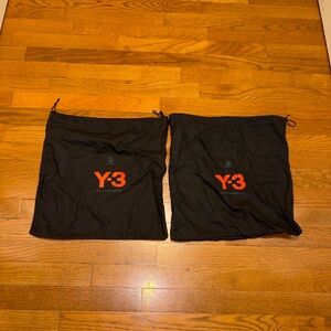 Y-3 Yohji Yamamoto Shoe Dust Bags – Set of 2 – Adidas Collaboration